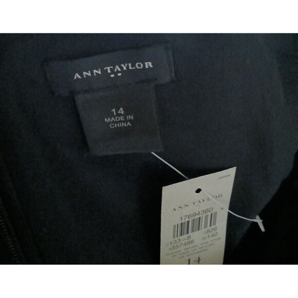 Ann Taylor Wool Blend Pencil Skirt SIZE 14 Faux Fur Leopard Print Office Career - Picture 9 of 10